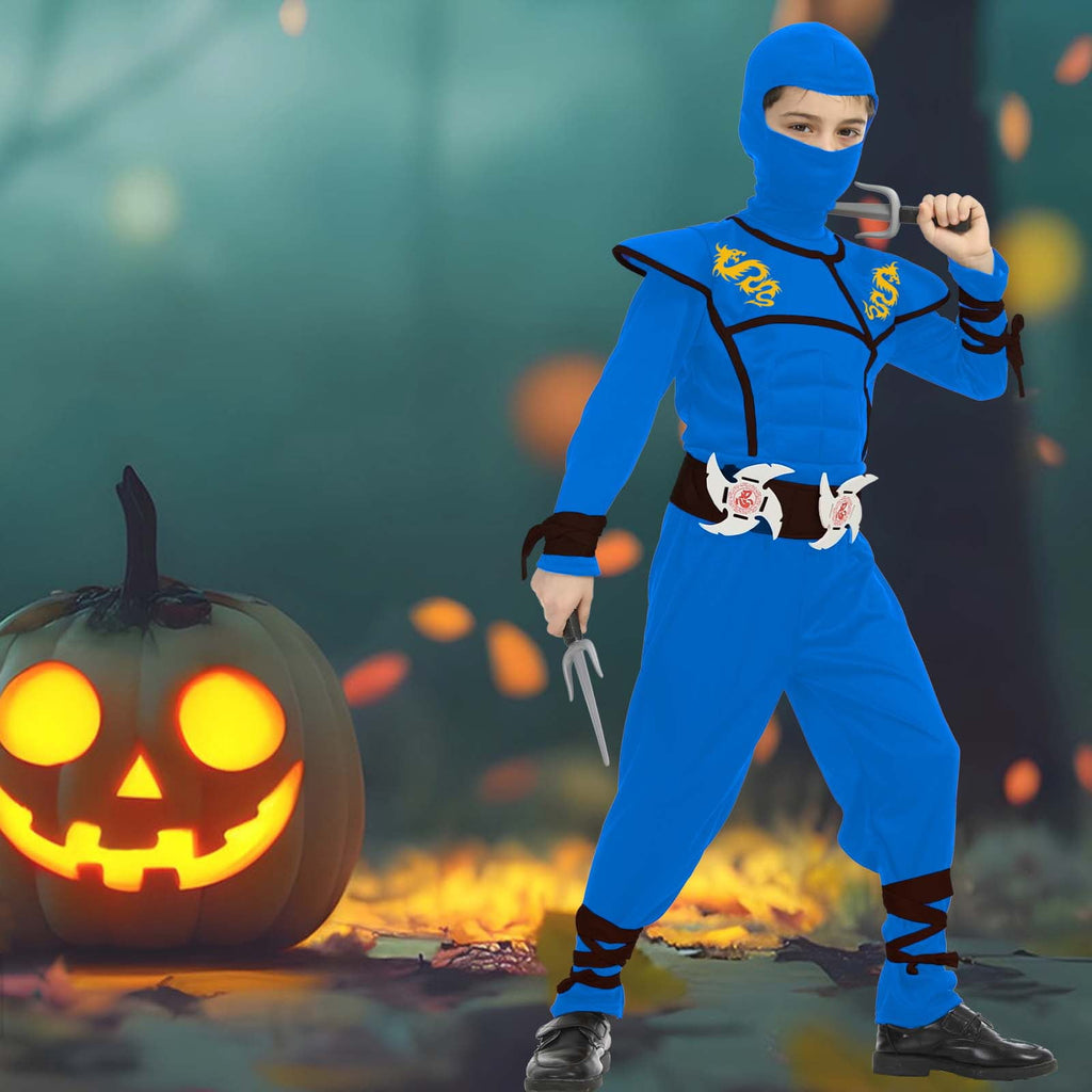 Ninja Costume Kids Ninja Muscle Costumes Boys Ninja Set Accessories Best Children Gift
