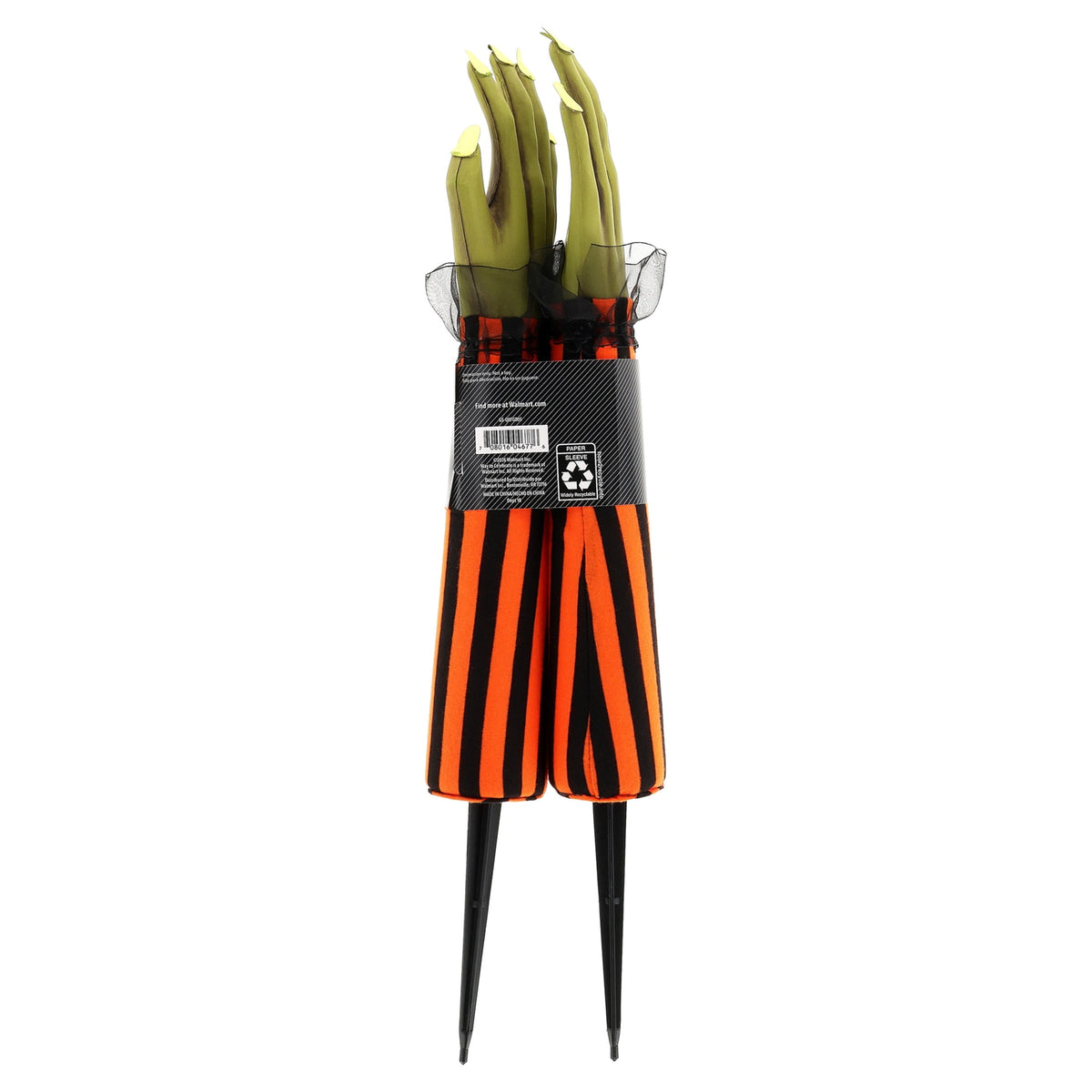 Witch Hand Yard Stakes Outdoor Decorations, Multicolor, 18", 2 Count, Halloween by Way To Celebrate