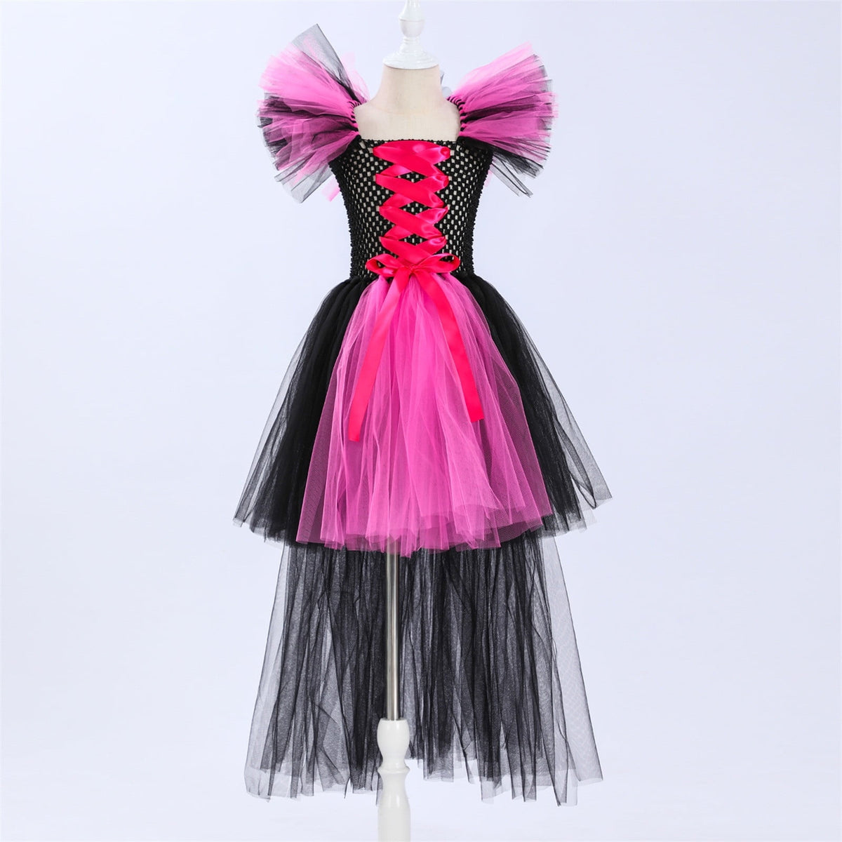 HNMKIU Halloween for Girls Toddler Kids Baby Girls Magnificent Witch Halloween Black Gown Fancy Dress Up Cosplay Party Tutu Dress Dresses E - 18-24 Months