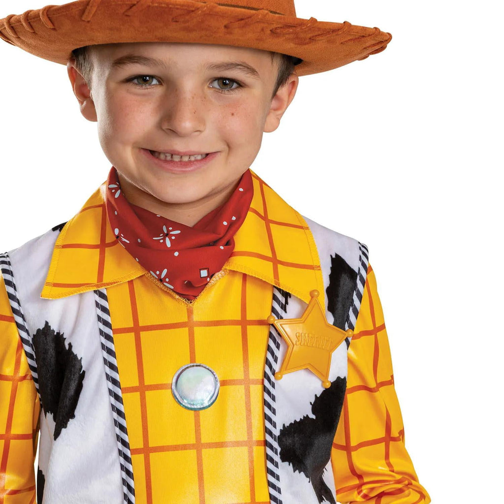 Disguise Boys' Disney Pixar's Toy Story Woody Deluxe Costume - Size 4-6 - Yellow
