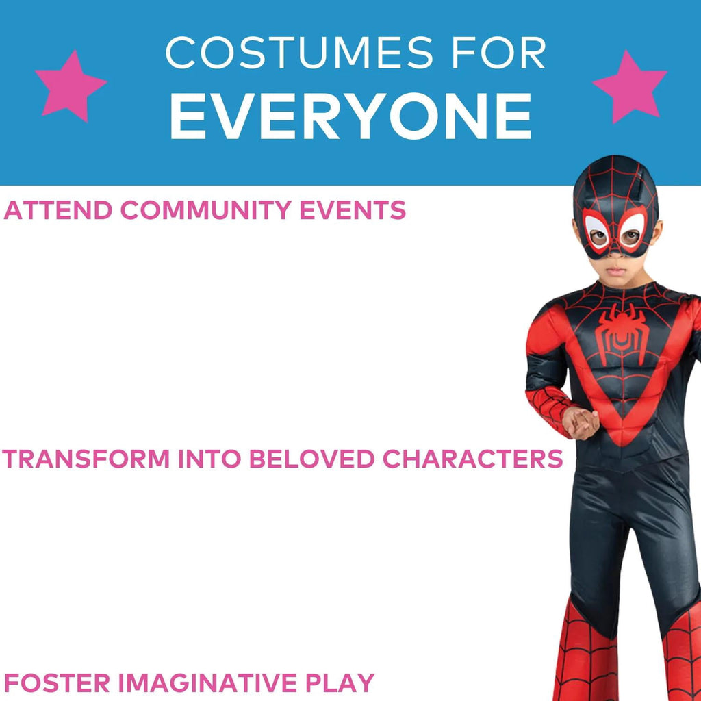 Toddler Boys' Marvel Miles Morales Spider-Man Costume by Jazwares - Size 3T-4T