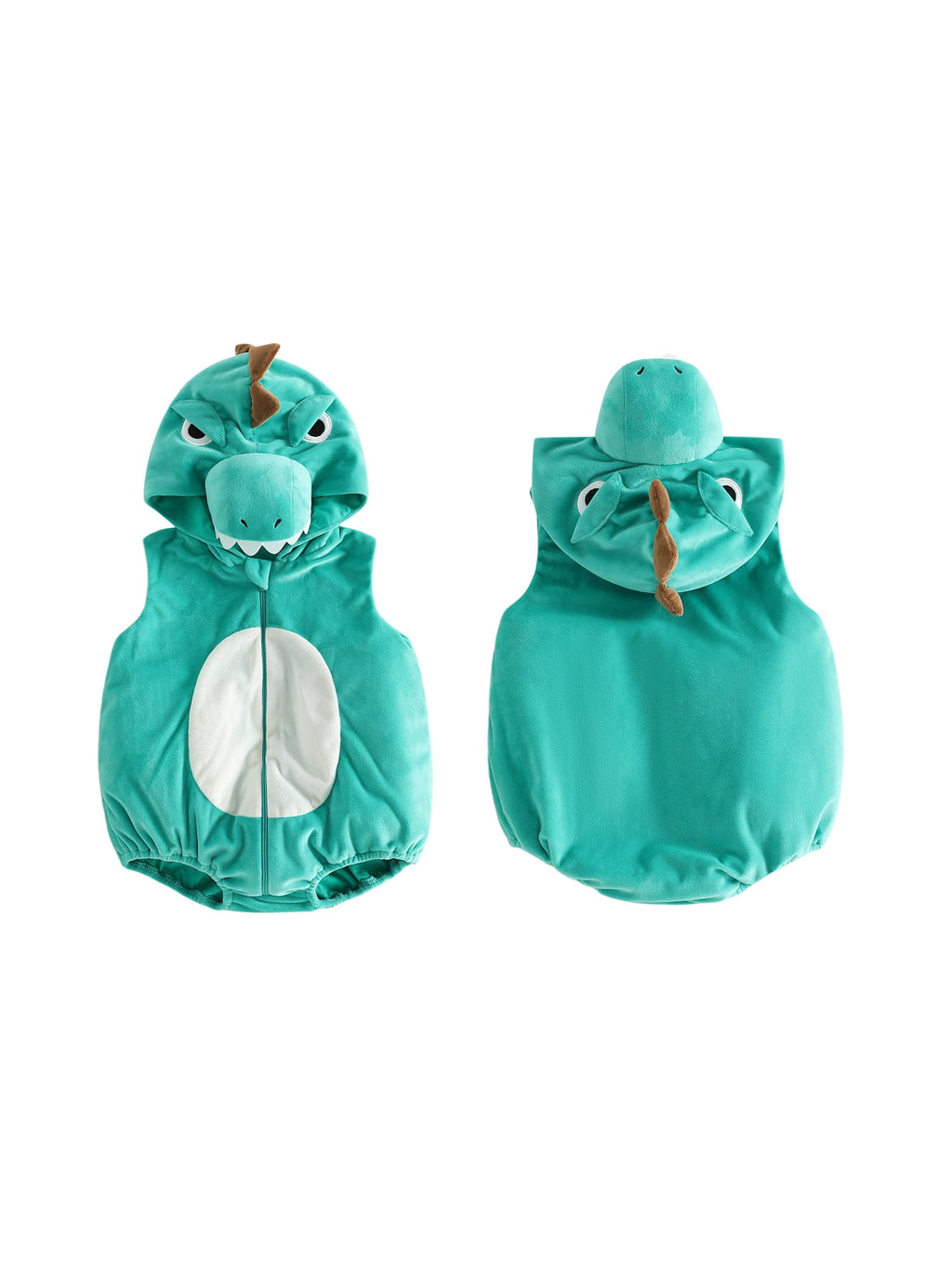 RUINIXCW Newborn Baby Boy Halloween Costume Kids Infant Animal Cosplay Outfit Toddler Fall Winter Clothes Warm Fleece Hooded Sleeveless Romper