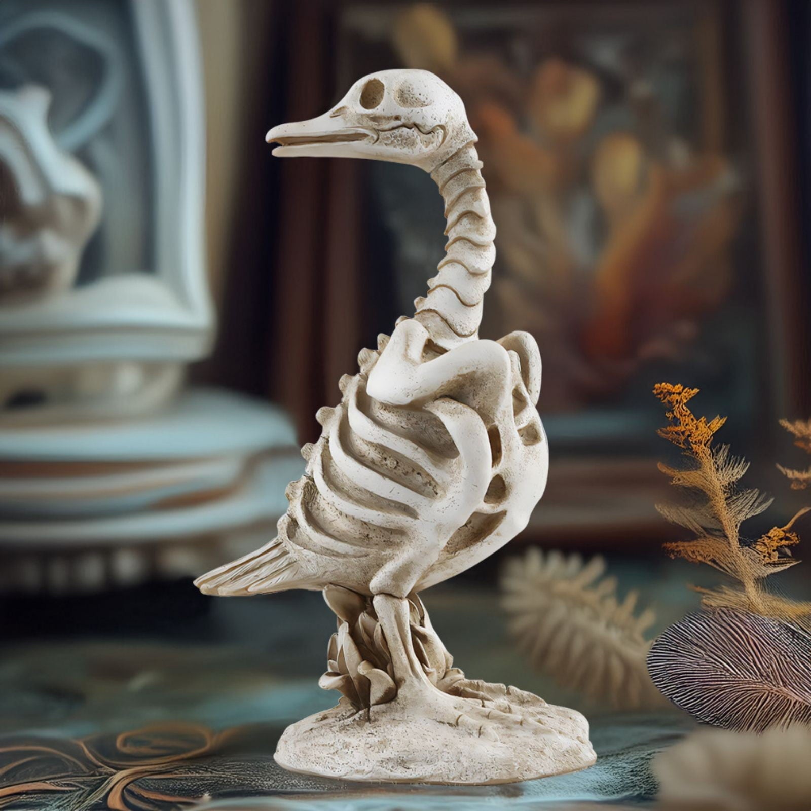 amlbb Halloween Decoration Halloween Skeleton Horror Decorations Simulation Animals Skeleton Ornaments Bar Decoration Frogs Skeleton on Clearance