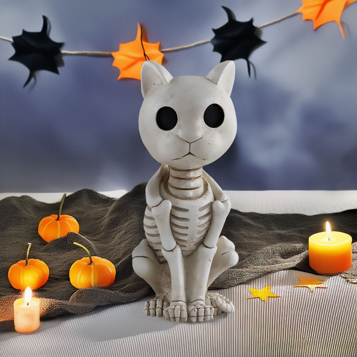 amlbb Halloween Decoration Halloween Skeleton Horror Decorations Simulation Animals Skeleton Ornaments Bar Decoration Frogs Skeleton on Clearance