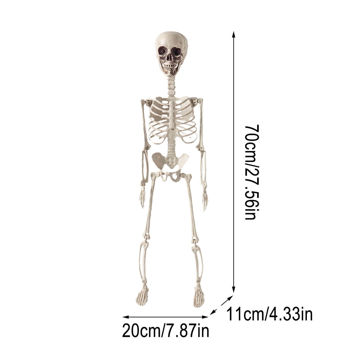 Halloween Skeleton Snake Prop Realistic Scary Serpent Decorative Ornament, Spooky Scene Setup Skeleton Decor Haunted House Party Prop, Home Shop Display Halloween Skeleton Holiday Ornament Gift