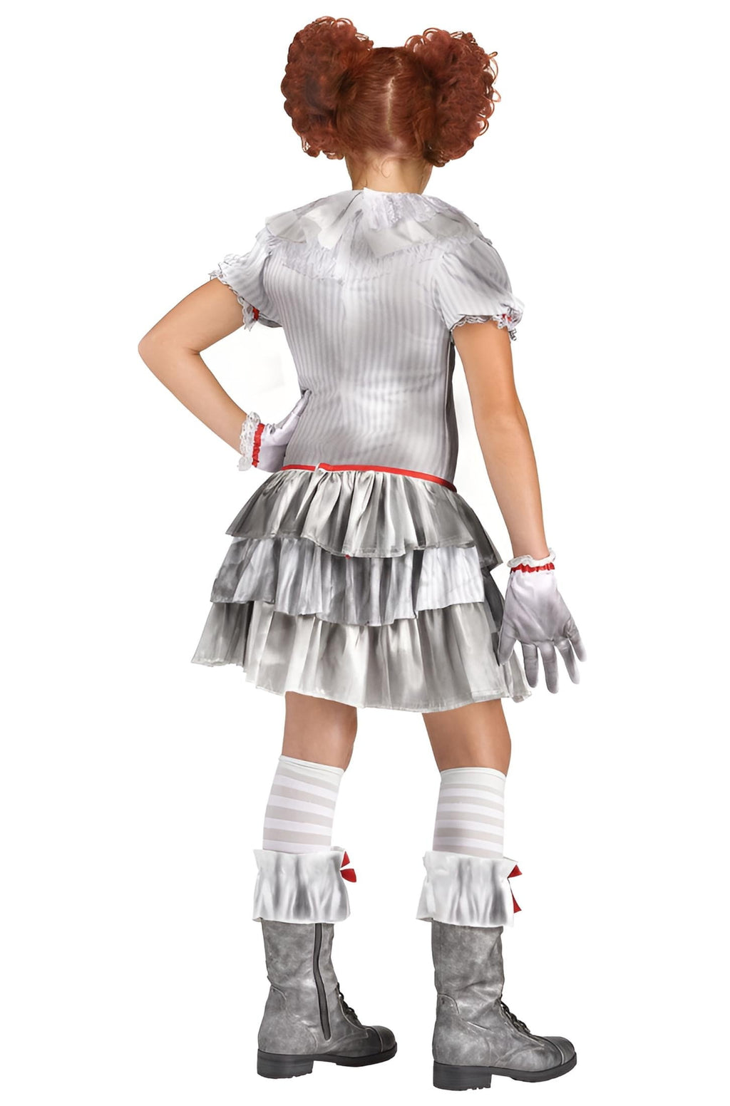 Fun World Costumes Carnevil Clown Girl's Halloween Fancy-Dress Costume, Regular L (12-14)