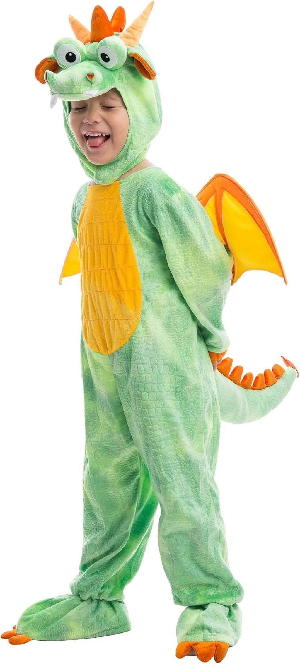 Joyfy Halloween Realistic Blue Tyrannosaurus Rex Children's Dinosaur Costume (with Egg) Suitable for Infant and Toddler Halloween Dress up Party