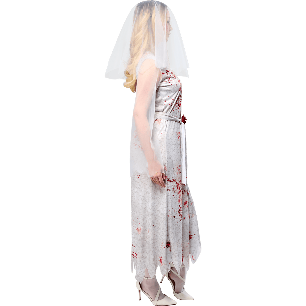 Ghost Bride Halloween Costume for Adults, Women's Size M (8/10), by Way to Celebrate