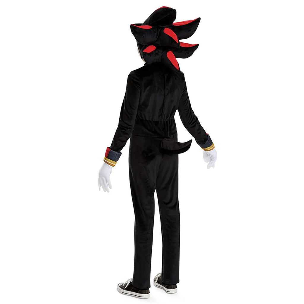 Disguise Boys' Sonic The Hedgehog 3 Shadow The Hedgehog Deluxe - Size 10-12 - Black