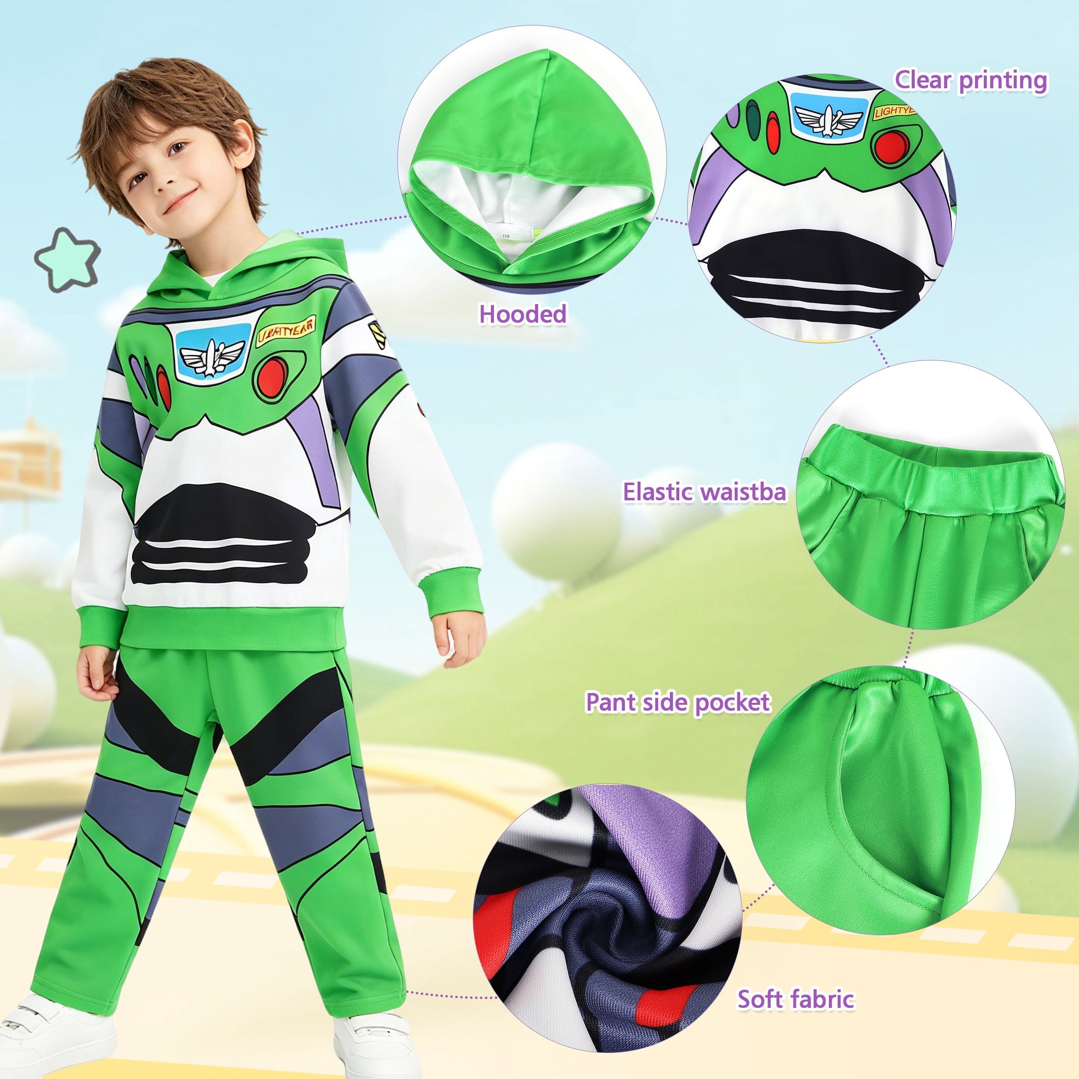 Marendyee Princess dress up for Kids Halloween Costume Toddler Christmas Birthday Gift for Boys Cosplay Outfits