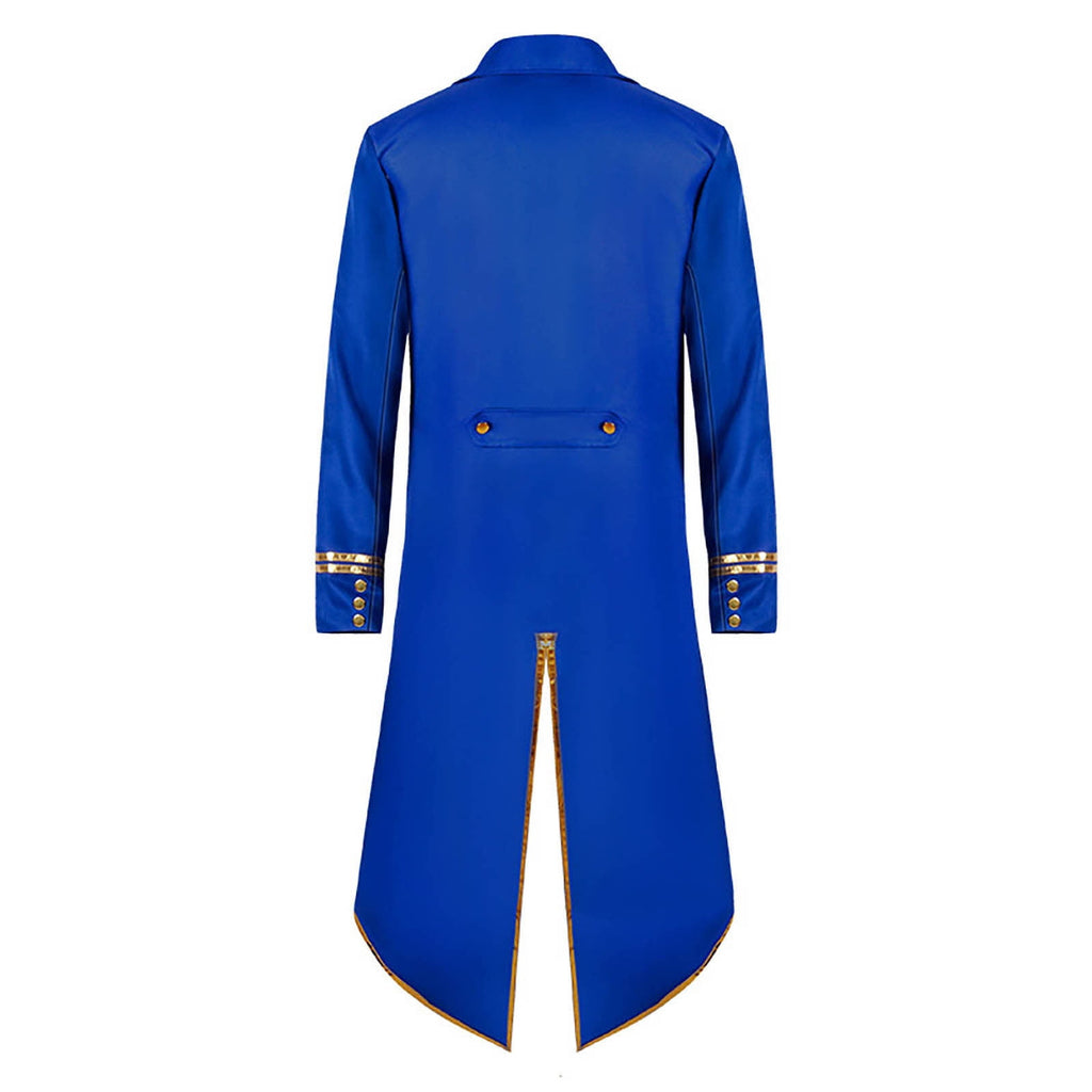 Men Clearance LYXSSBYX Mens Jackets Fall Fashion Halloween Men's Costume Men's Mid Length Retro Tuxedo Costume