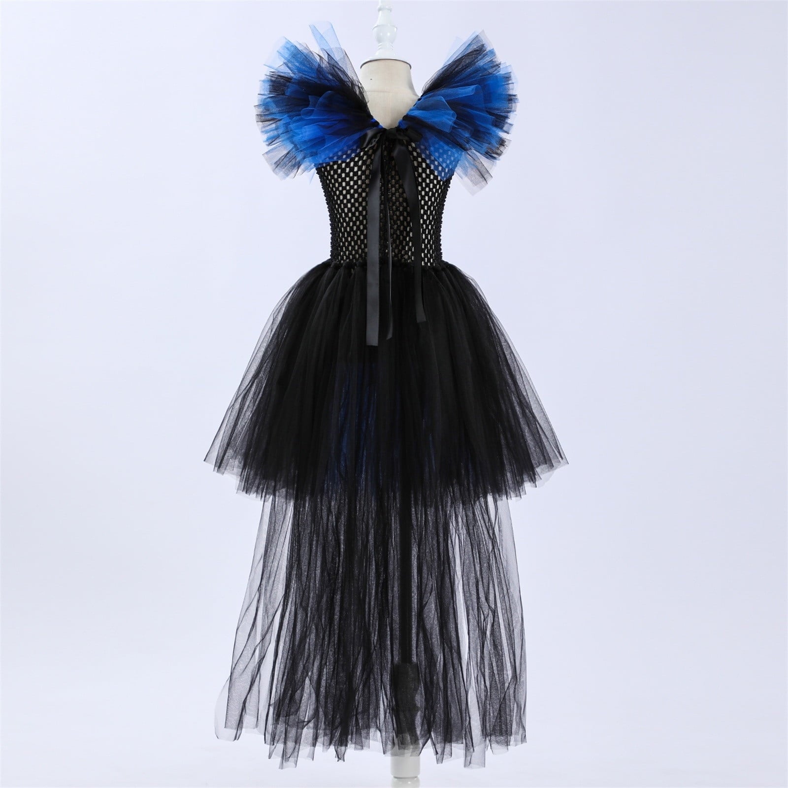 HNMKIU Halloween for Girls Toddler Kids Baby Girls Magnificent Witch Halloween Black Gown Fancy Dress Up Cosplay Party Tutu Dress Dresses E - 18-24 Months
