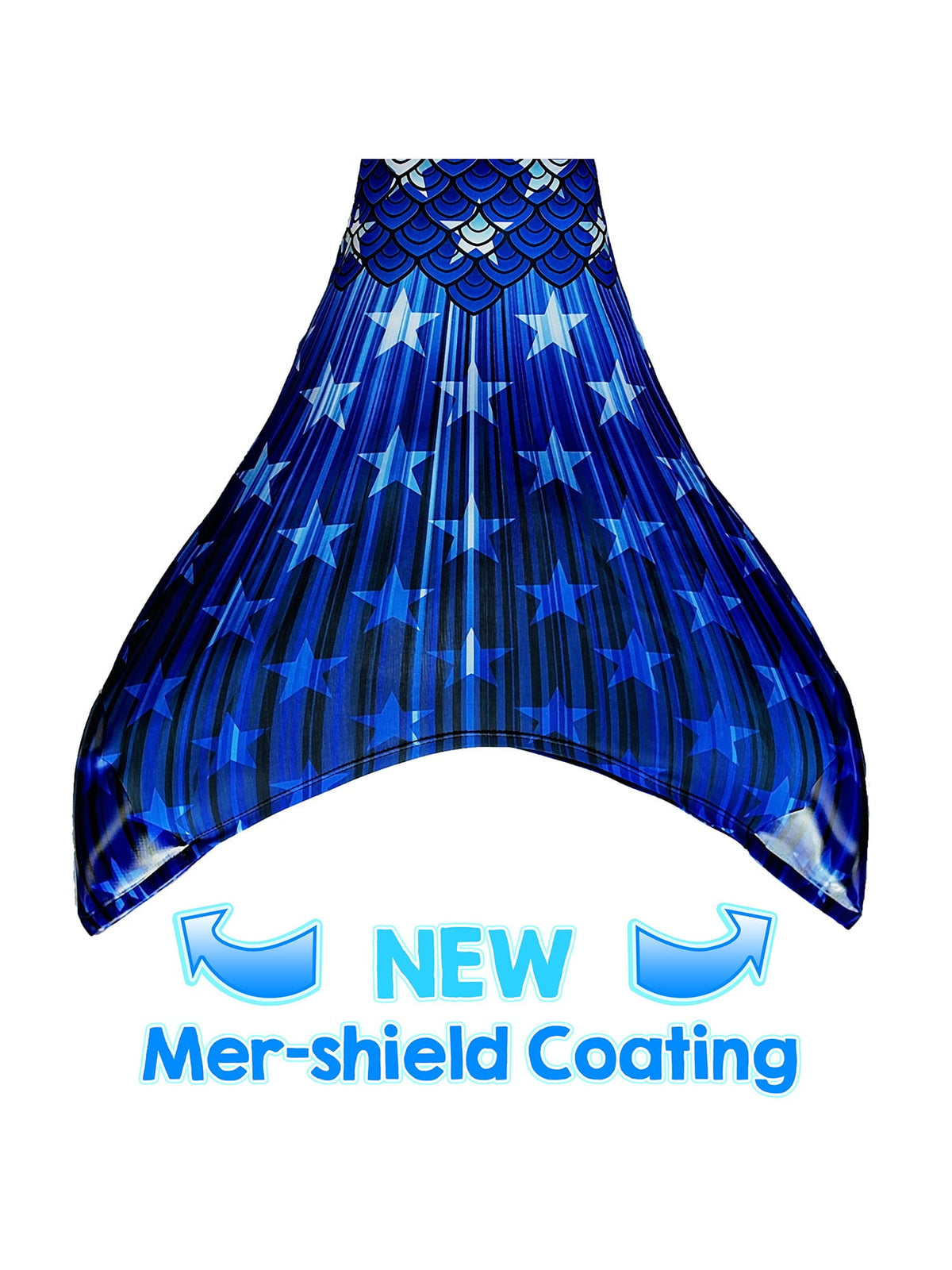 Sun Tail Mermaid Blue Lagoon Tail Skin, Size Child Extra Large (Monofin Not included) for Girls