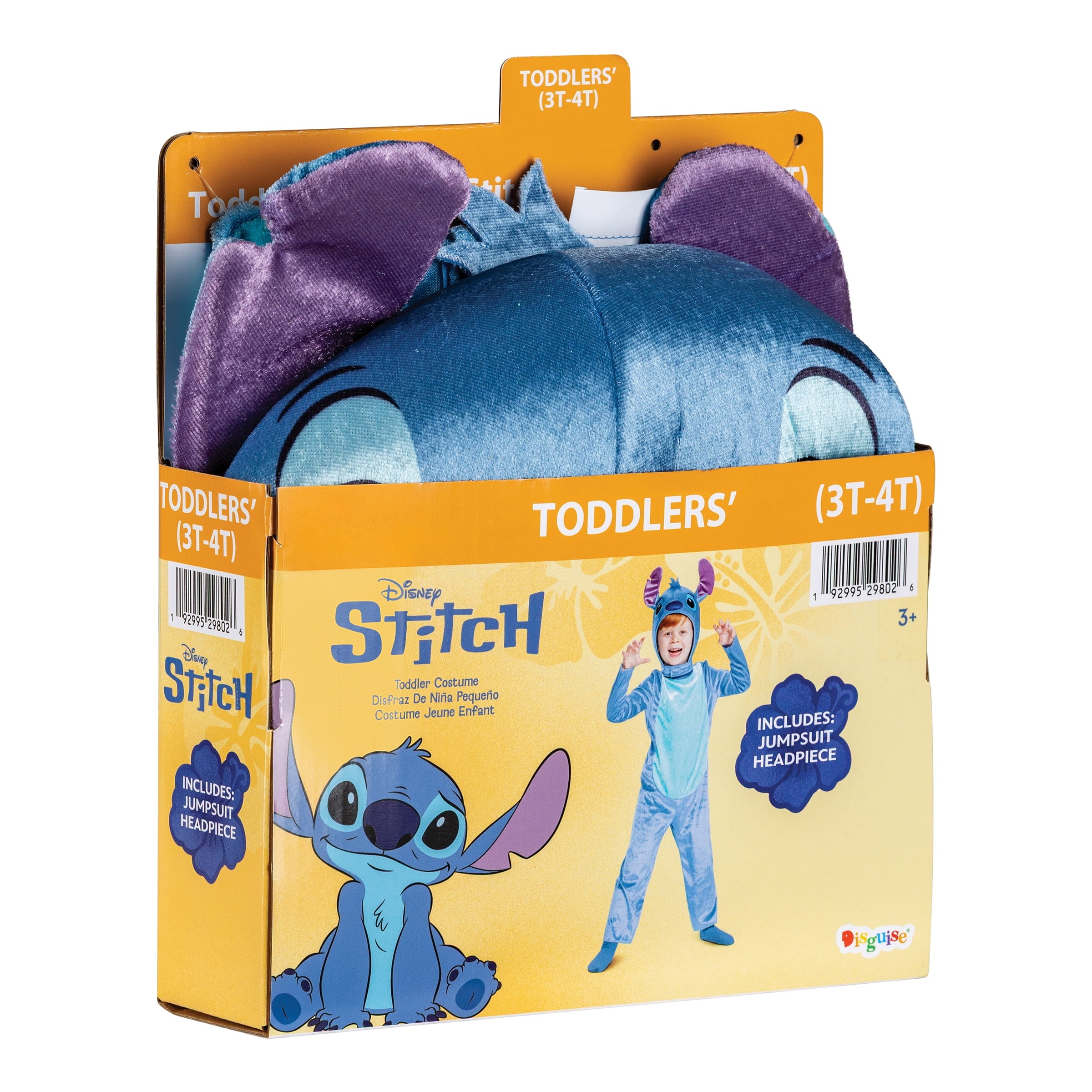 Disney Lilo & Stitch 'Stitch' Halloween Costume for Children, Toddlers Size 2T, by Disguise
