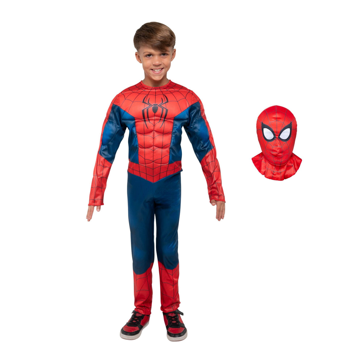 Marvel's Spider-man Halloween Costume for Children, Boy's Size S (6/7), by Jazwares