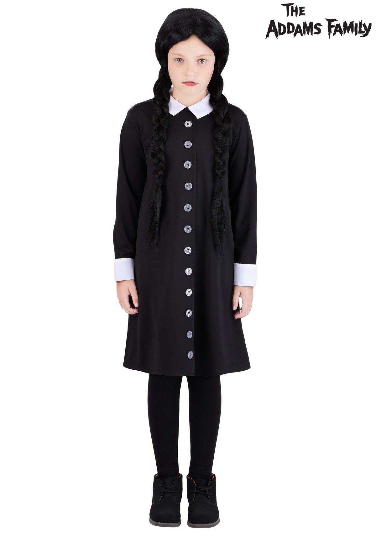 Girl's Essential Wednesday Addams Costume