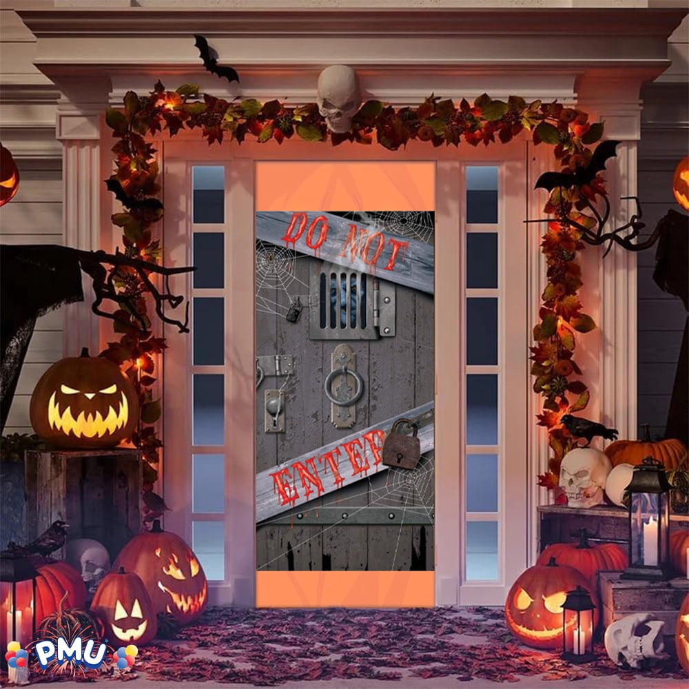PMU Halloween Microwave Door Decoration 12in x 24in (1/pkg) Pkg/1