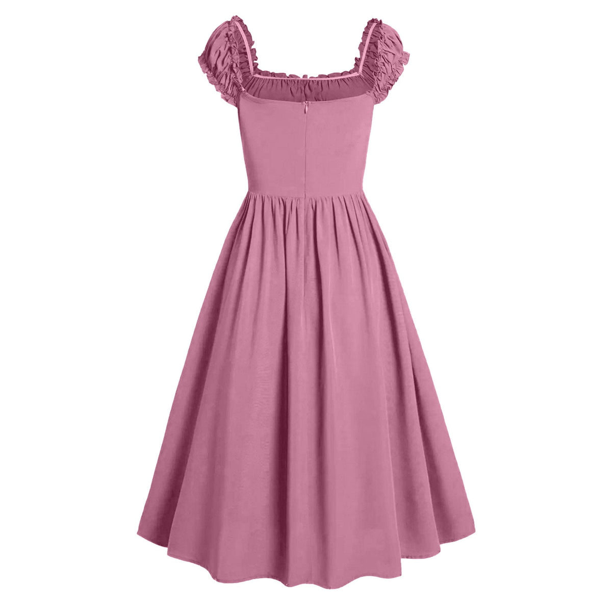 Jsaierl Womens Vintage Medieval Dress Renaissance Pleated Dress with Corset Patchwork Ball Gown Sleeveless Lace Up Midi Dresses