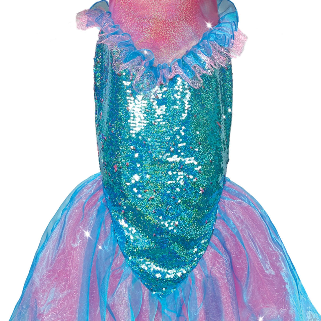 Glamorous Mermaid 2pc Halloween Costume for Children, Girl's Size S (6/6x), by Way to Celebrate