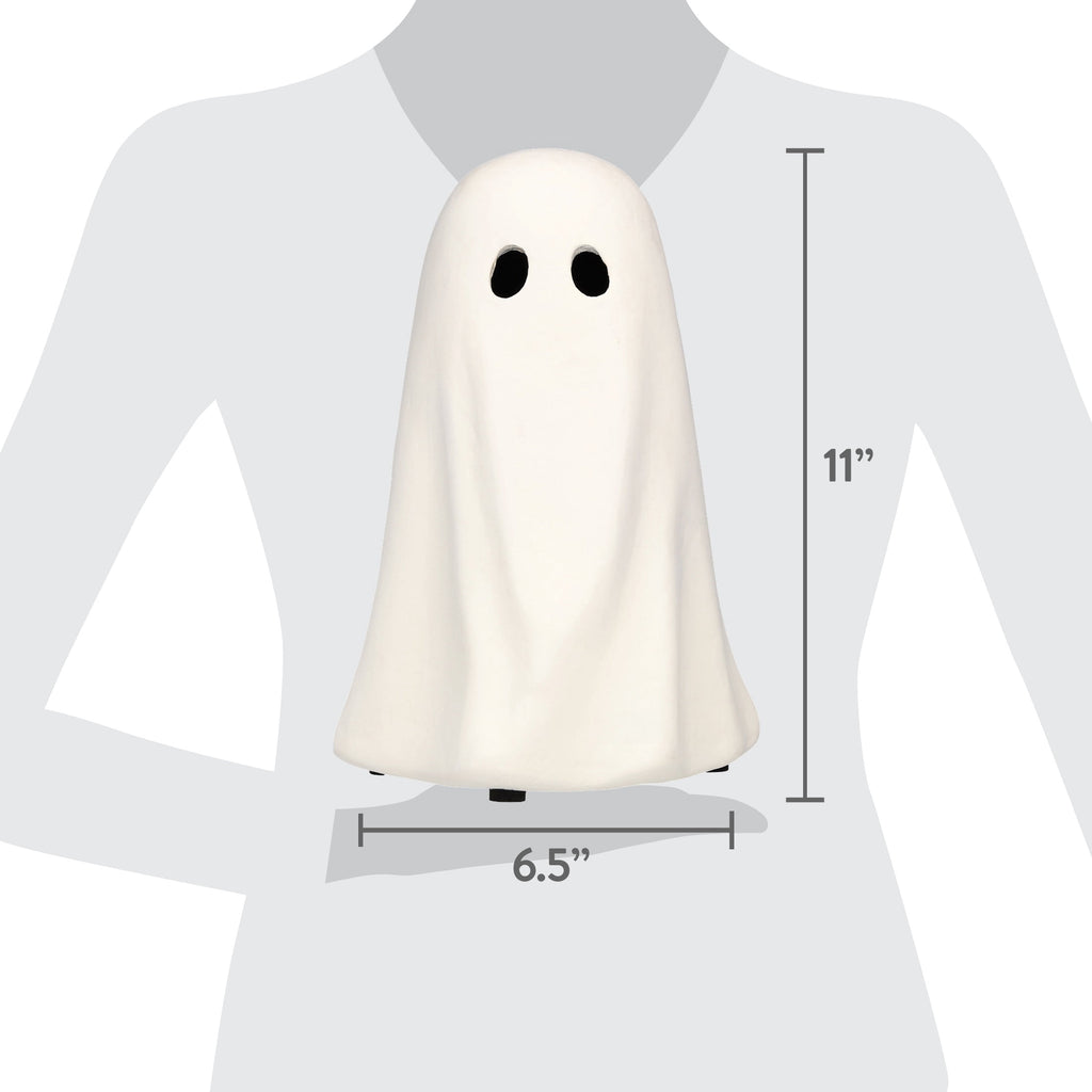 Paper Mache Ghost Decoration, White, 11", Halloween by Way To Celebrate