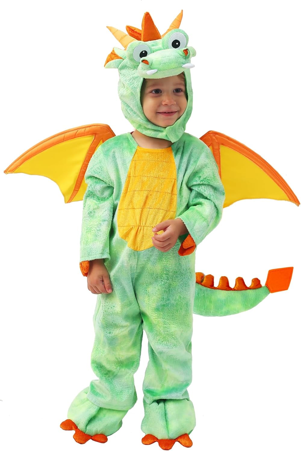 Joyfy Halloween Realistic Blue Tyrannosaurus Rex Children's Dinosaur Costume (with Egg) Suitable for Infant and Toddler Halloween Dress up Party