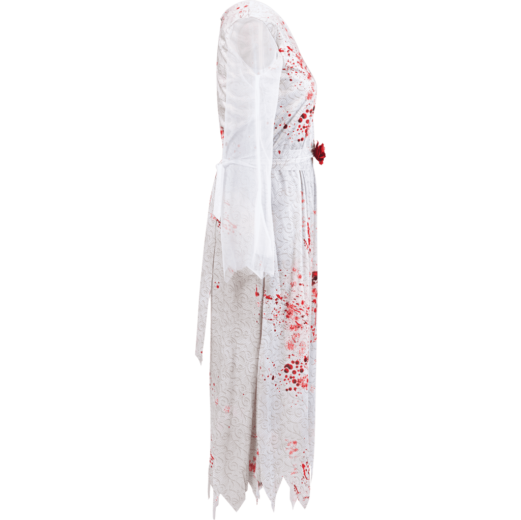 Ghost Bride Halloween Costume for Adults, Women's Size L (12/14), by Way to Celebrate