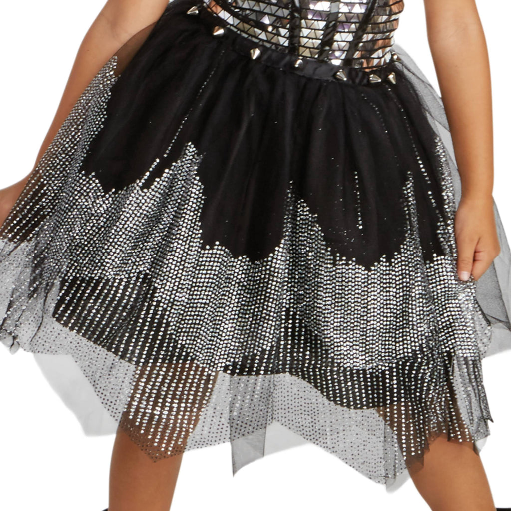 Rocking Witch Halloween Costme for Children, Girls Size L (10/12), by Way to Celebrate
