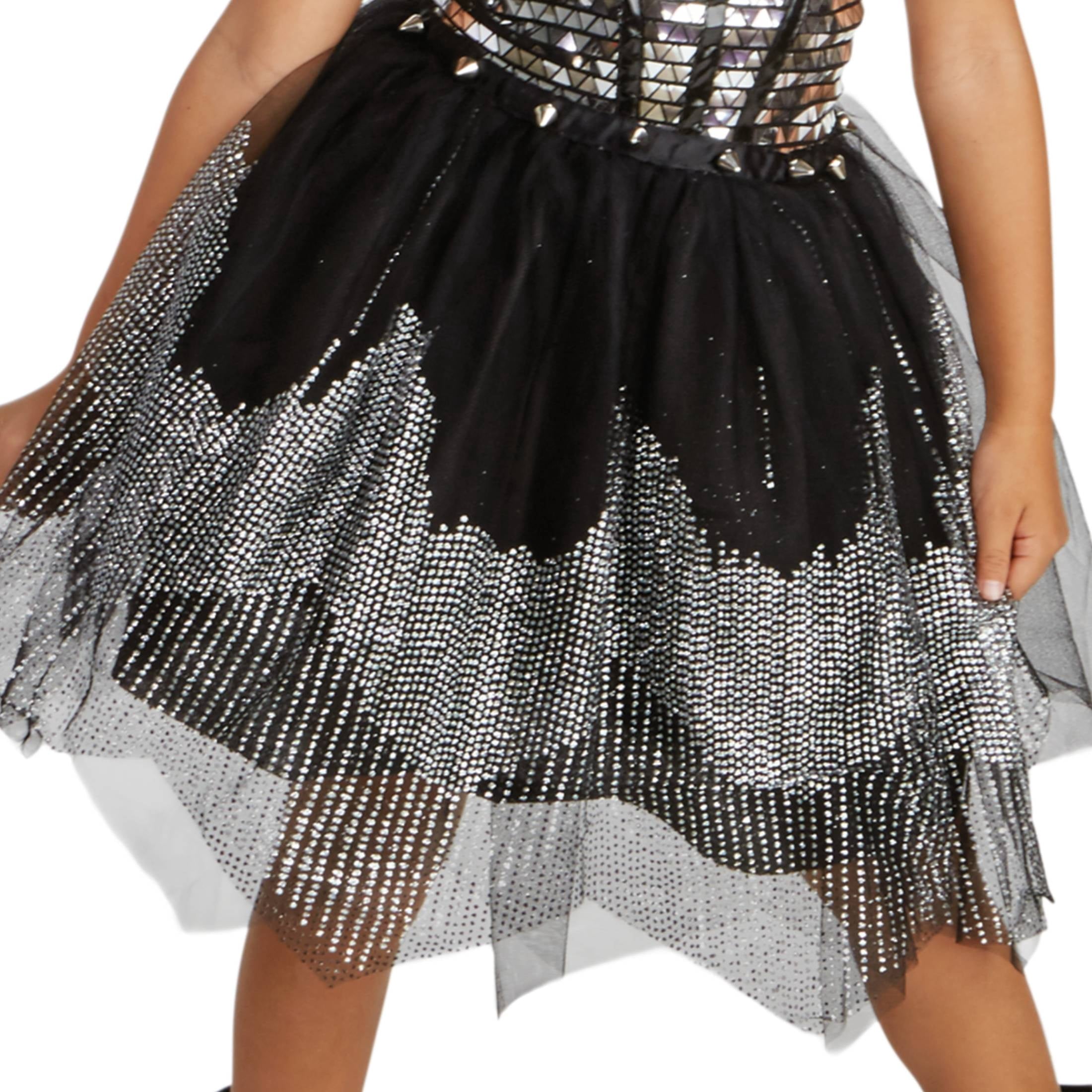 Rocking Witch Halloween Costme for Children, Girls Size L (10/12), by Way to Celebrate