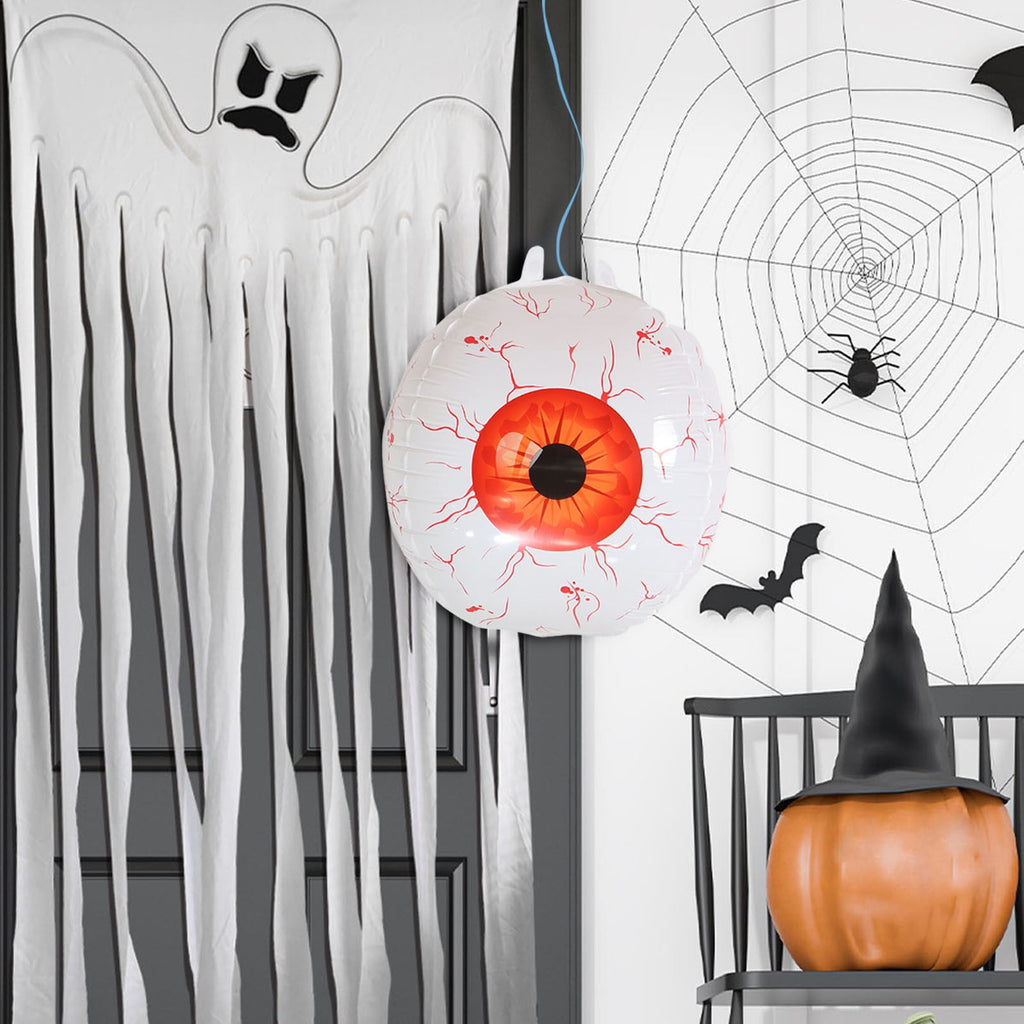 Water Resistant Inflatable Halloween Eyeball Decorations for Indoor and Outdoor Party Decor, for Garden and Courtyard Halloween Festivities
