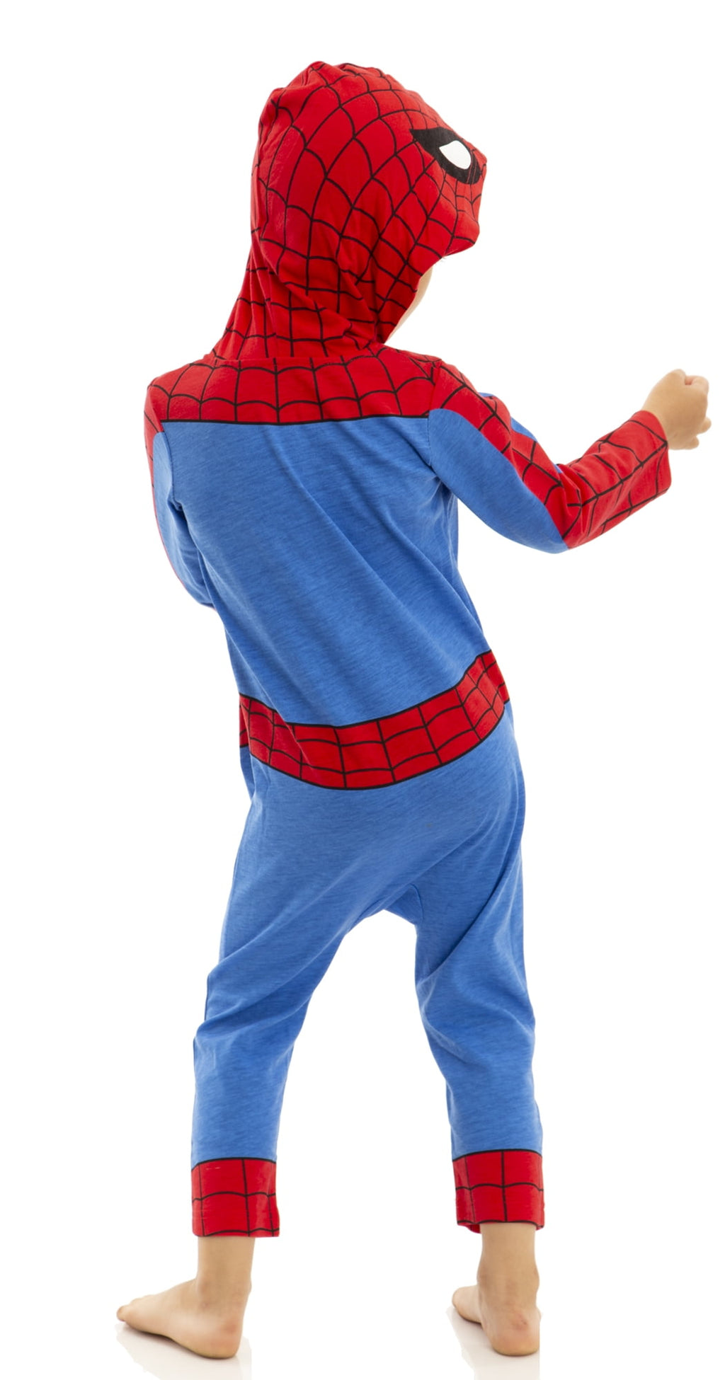 Marvel Avengers Spiderman Baby Boys' Zip-Up Hooded Costume Coverall (18M)