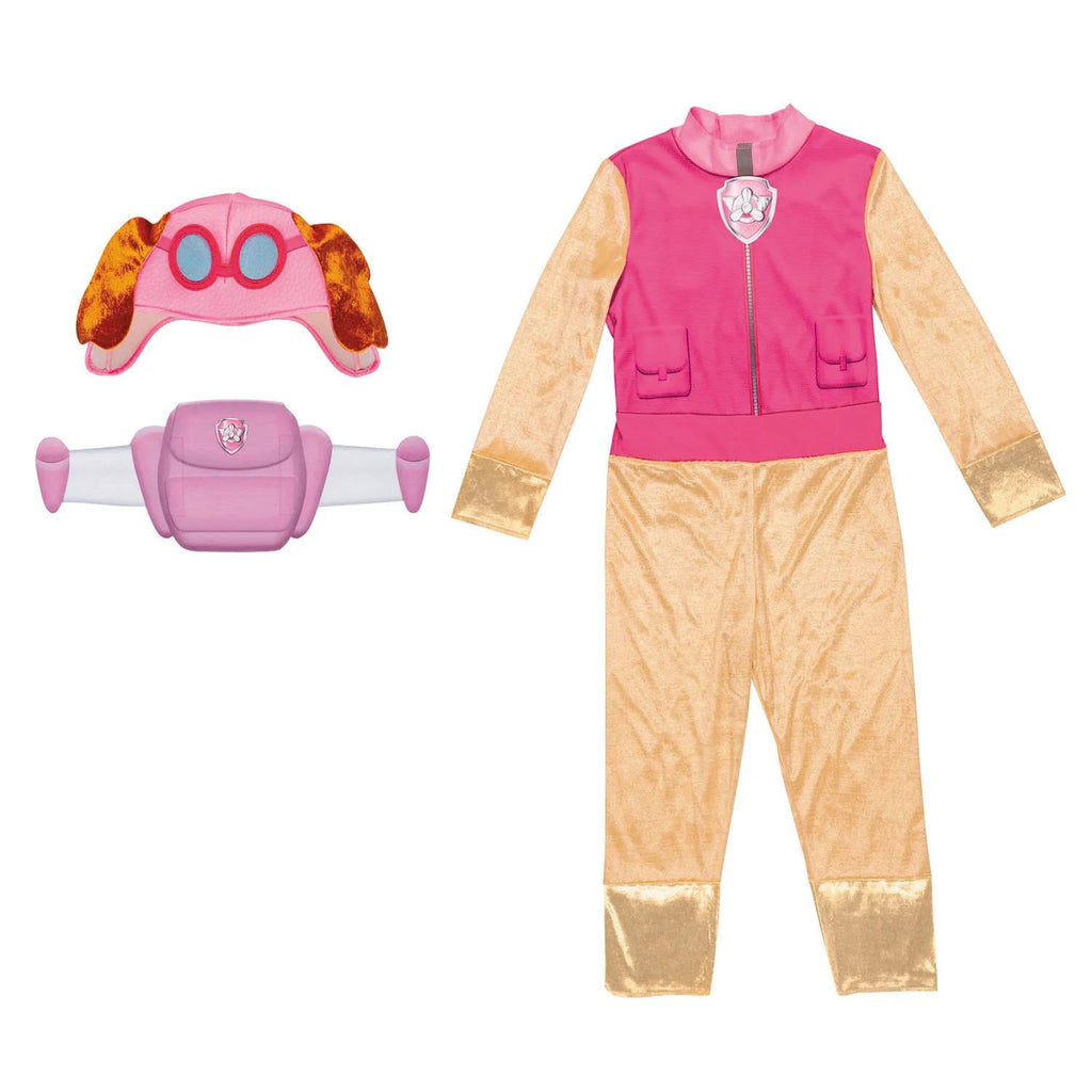 PAW Patrol Girls' Skye Classic Costume Jumpsuit - Pink Large 4-6X