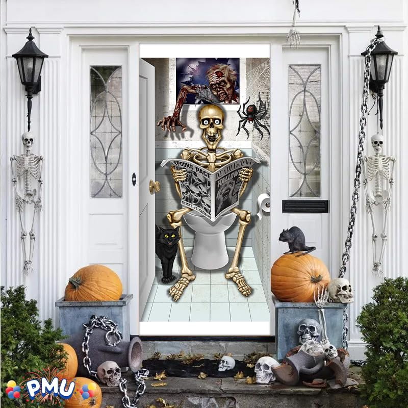 PMU Halloween Microwave Door Decoration 12in x 24in (1/pkg) Pkg/1
