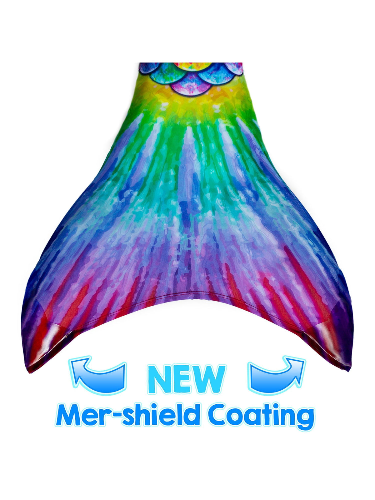 Sun Tail Mermaid Blue Lagoon Tail Skin, Size Child Extra Large (Monofin Not included) for Girls