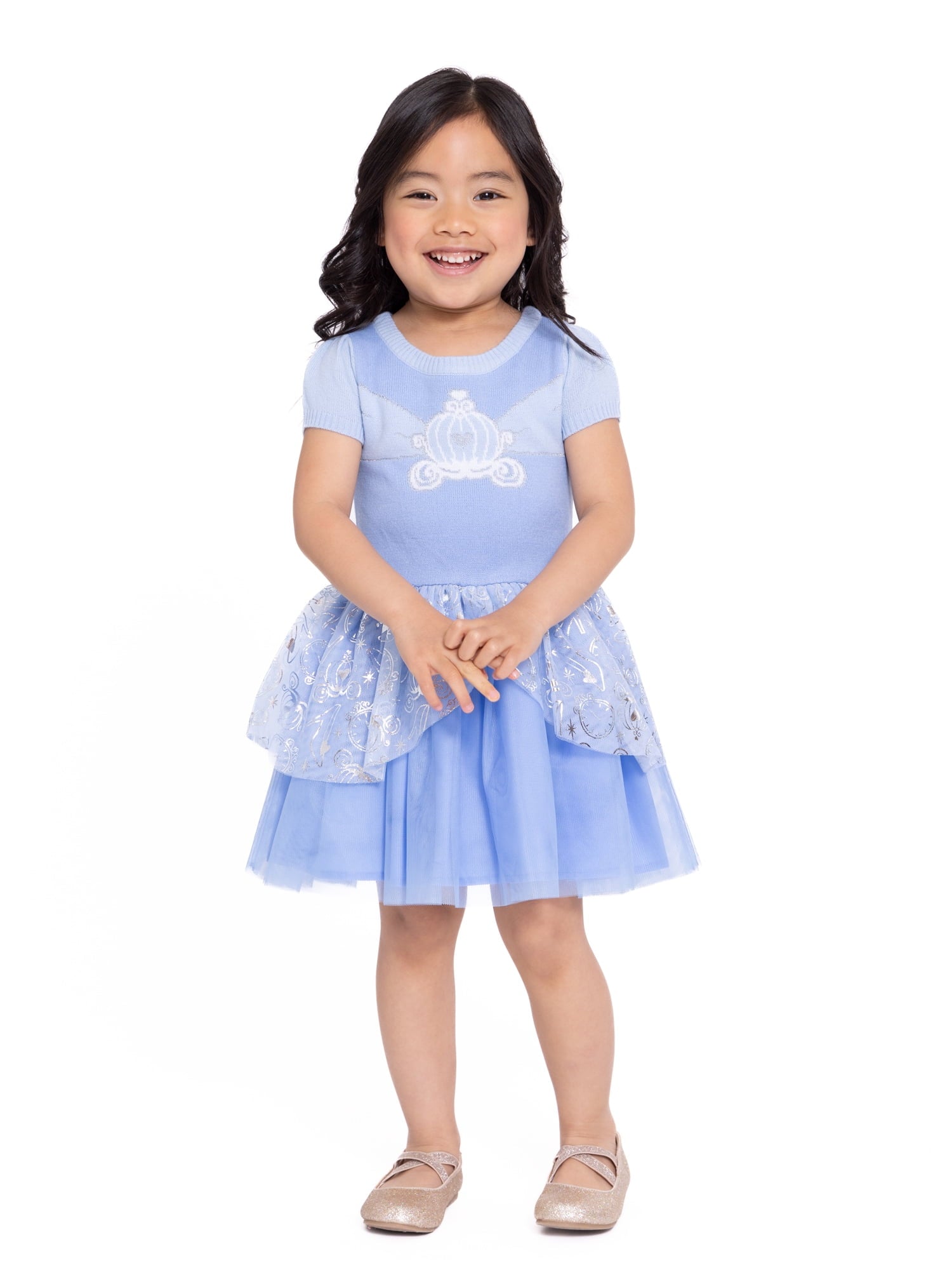 Toddler Girl Elf Velour Cosplay Dress, Sizes 12M-5T