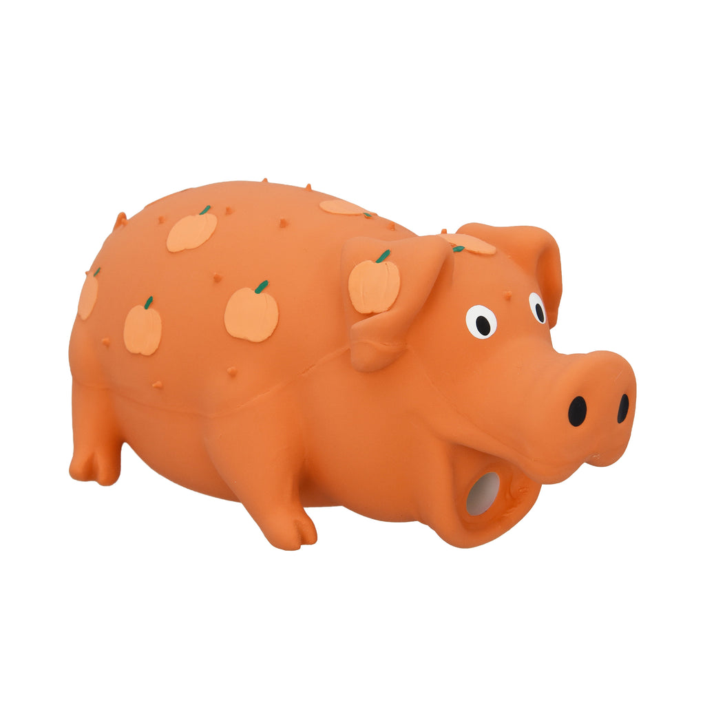 Vibrant Life Halloween Pigglesworth with Skulls Dog Toy