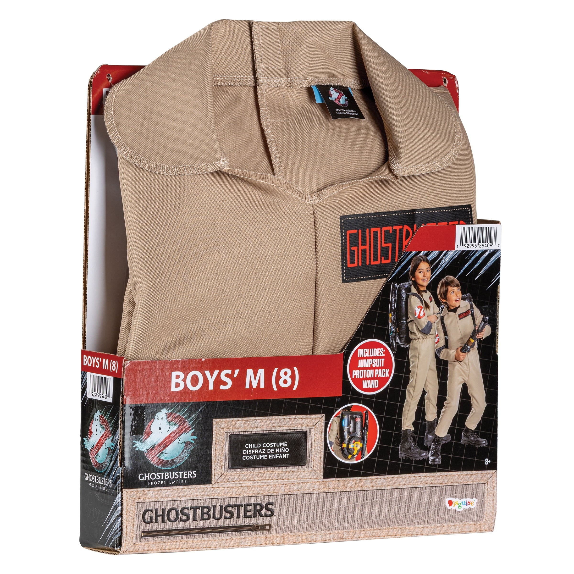 Ghostbusters: Frozen Empire Ghostbusters Halloween Costume for Children, Boys Size XS (4/5), by Disguise