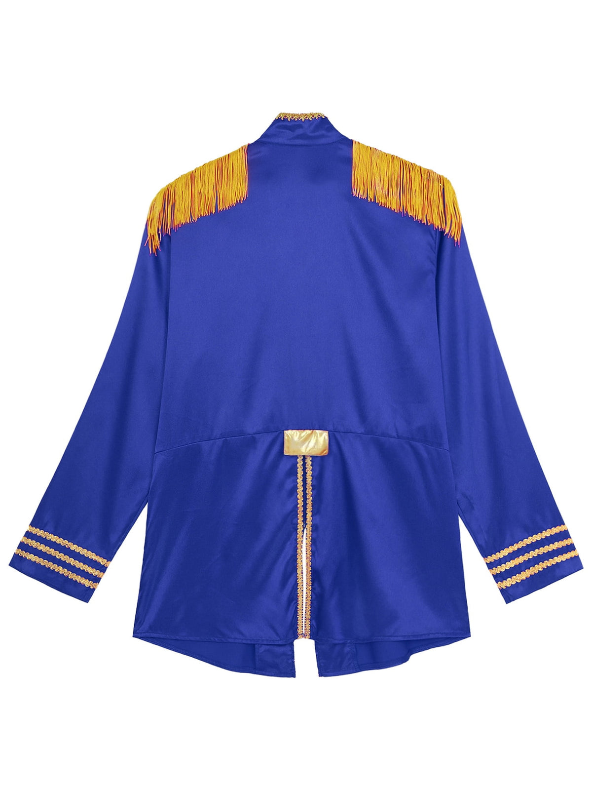 Eandarui Men's Halloween SGT Sergeant Pepper Costume Jacket Fancy Dress Hippie Music Star 1960s Shirt Red M