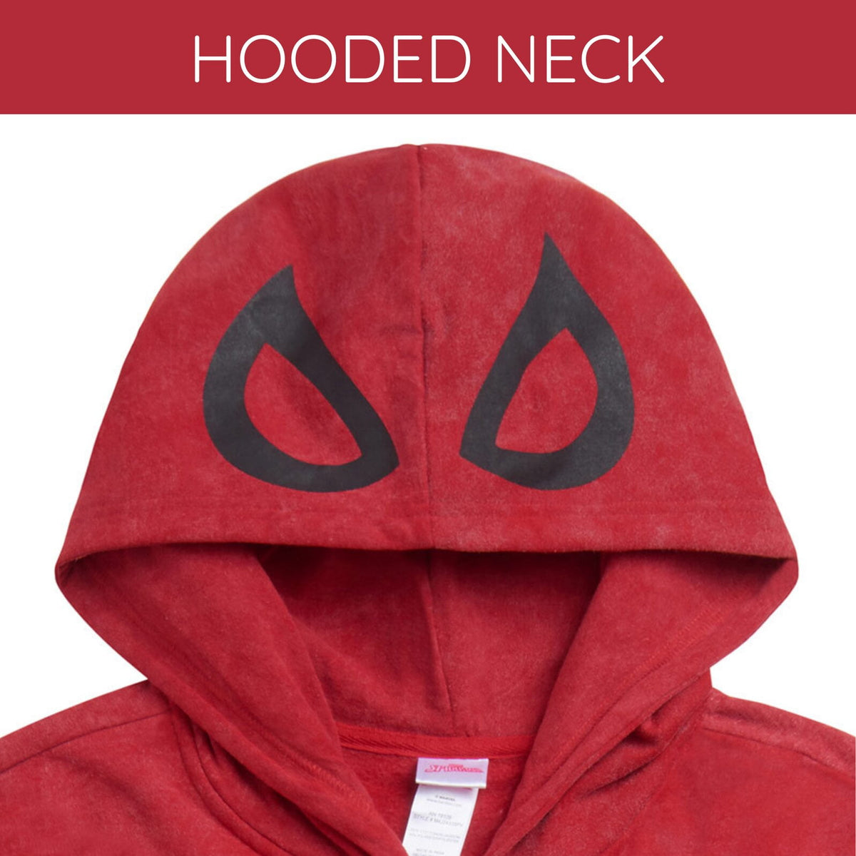 Marvel Spider-Man Little Boys' Cosplay Fleece Zip-Up Hoodie Miles Morales Black