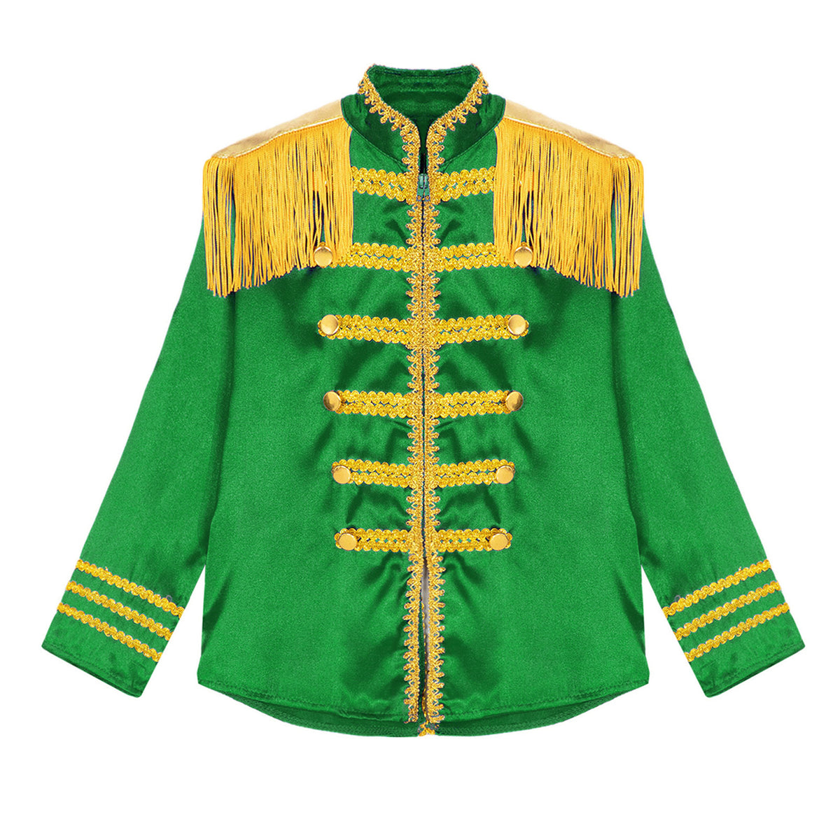 iiniim Kids Boys 1960s British Pop-Star Shirt Long Sleeve 60s Rock Band Musician Zipper Jacket Royal Blue 6
