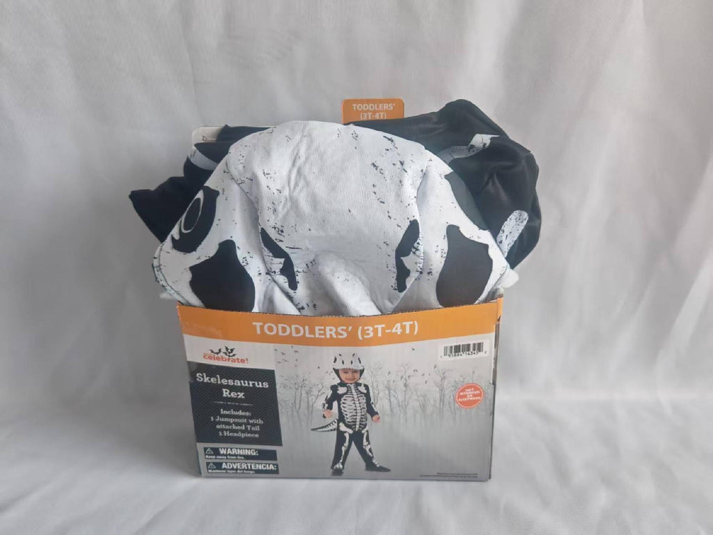 Skeleton Dino Halloween Costume for Toddler, Size 2T, by Way to Celebrate