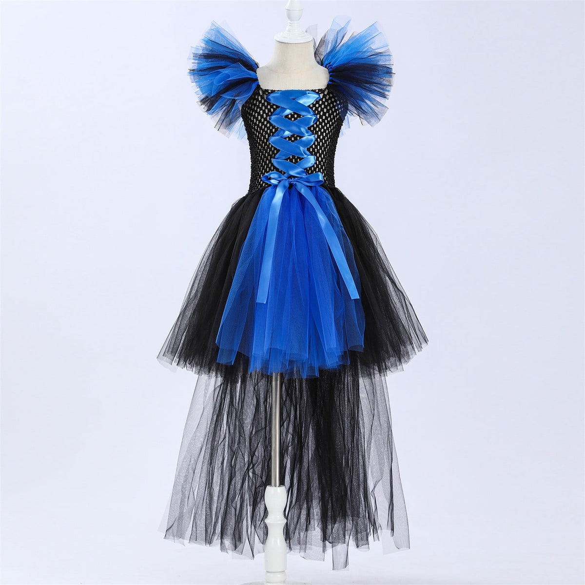 HNMKIU Halloween for Girls Toddler Kids Baby Girls Magnificent Witch Halloween Black Gown Fancy Dress Up Cosplay Party Tutu Dress Dresses E - 18-24 Months