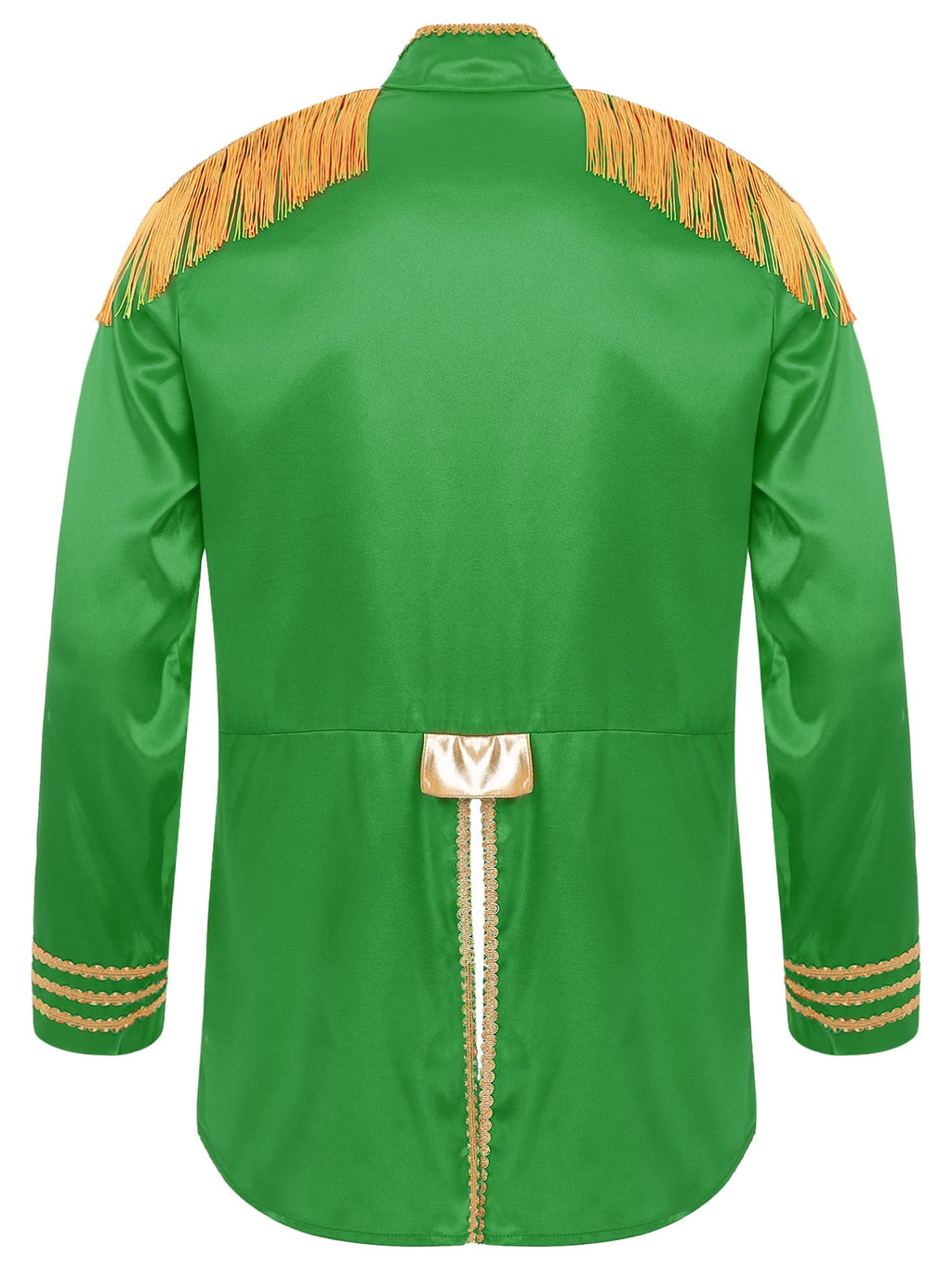 Eandarui Men's Halloween SGT Sergeant Pepper Costume Jacket Fancy Dress Hippie Music Star 1960s Shirt Red M