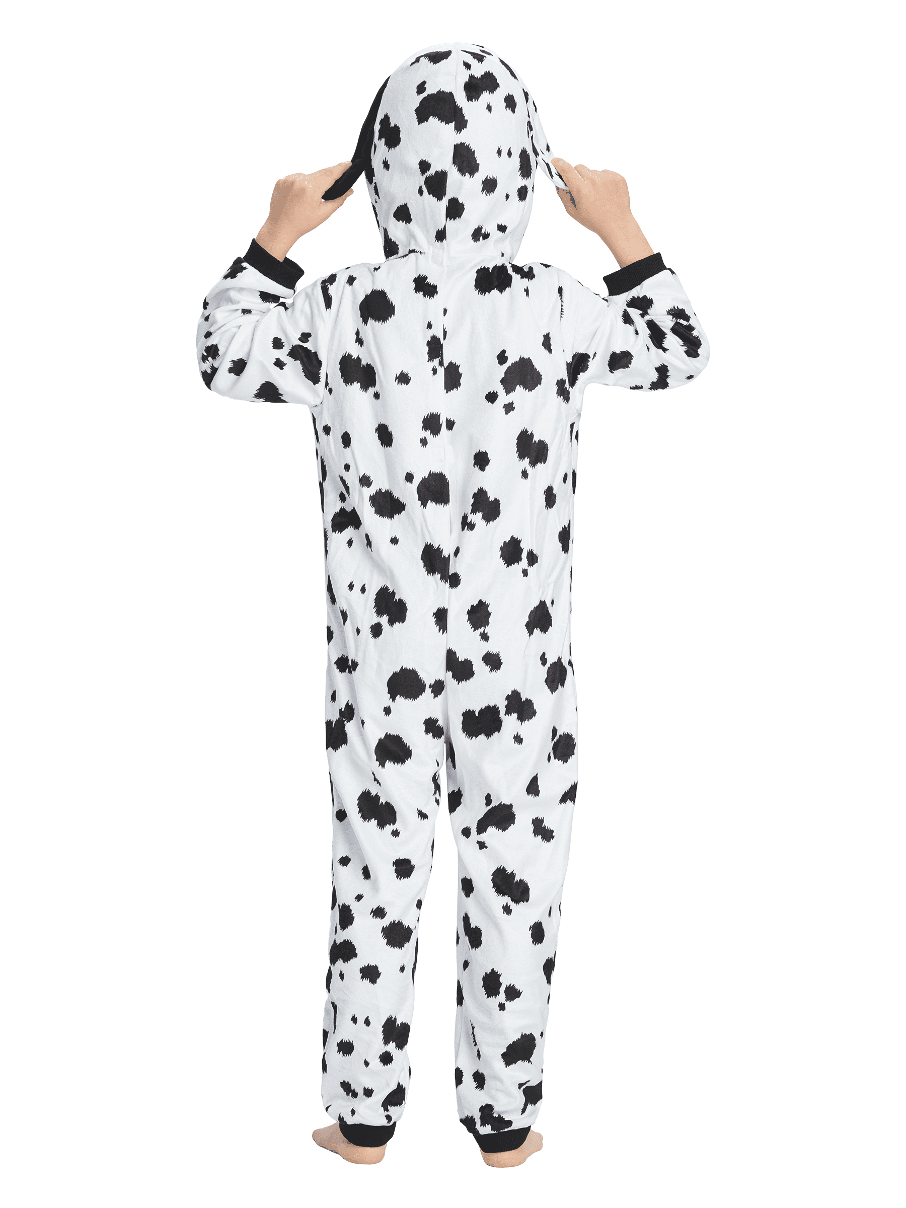 Kids 101 Day of School Dalmatian Costume, Spotted Dog Jumpsuit Puppy Outfit for Boys Girls 3-4T