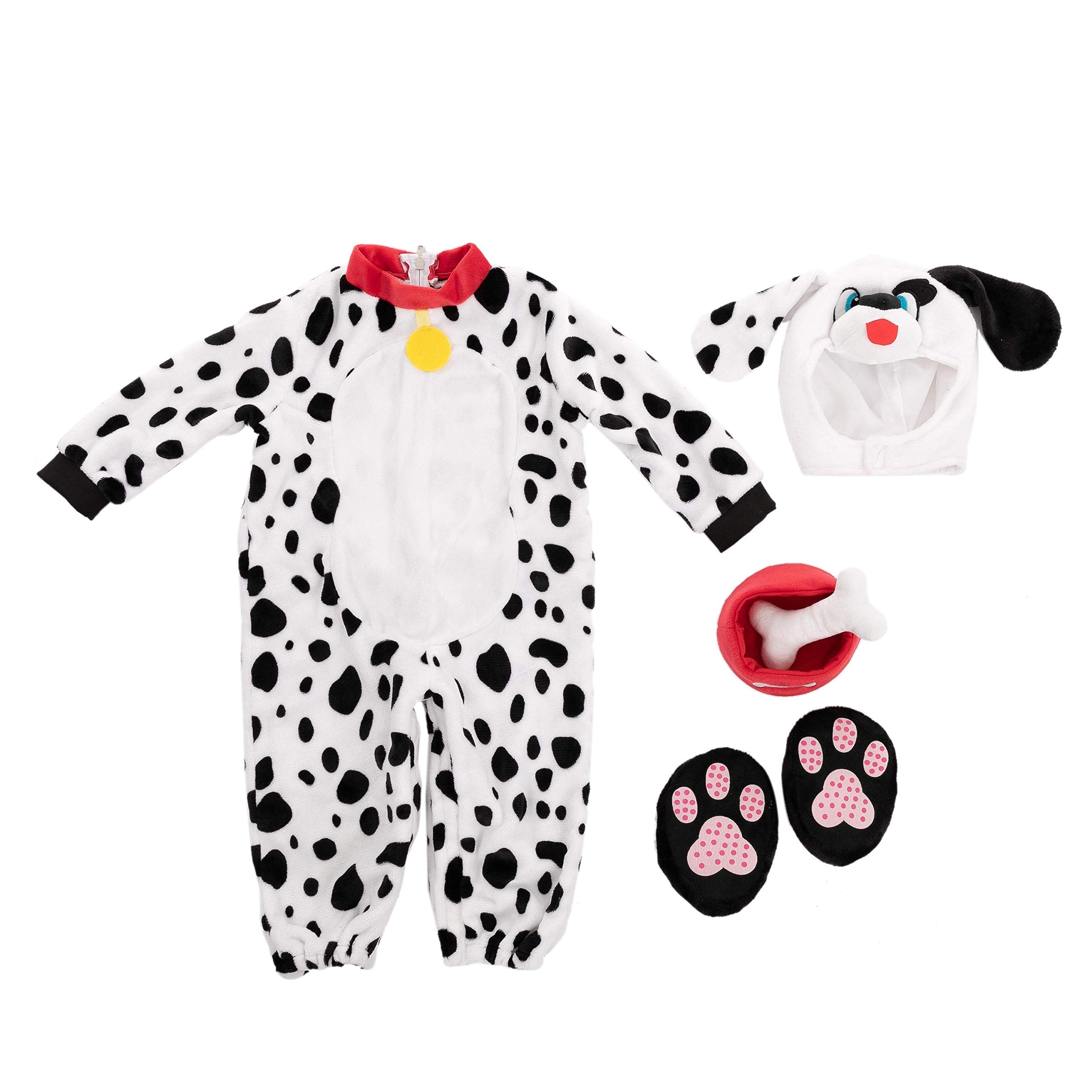 Joyfy Baby Cow Costume with Milking Bucket for Toddler, Kids Halloween Farm Party Dress up Role Playing Cosplay 0-5 Years