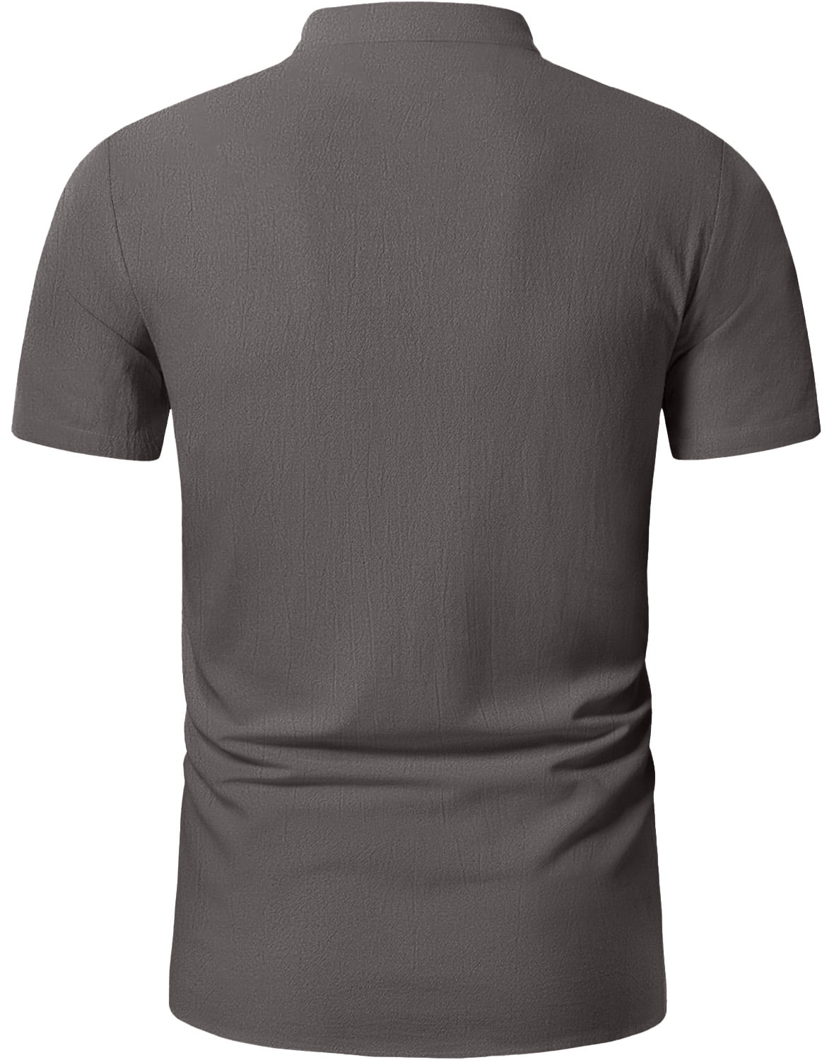 HAOMEILI Men's Short Sleeve Shirts Retro Style Lace up for Medieval,Viking,Hippie Halloween Cosplay Pirate Renaissance Costume