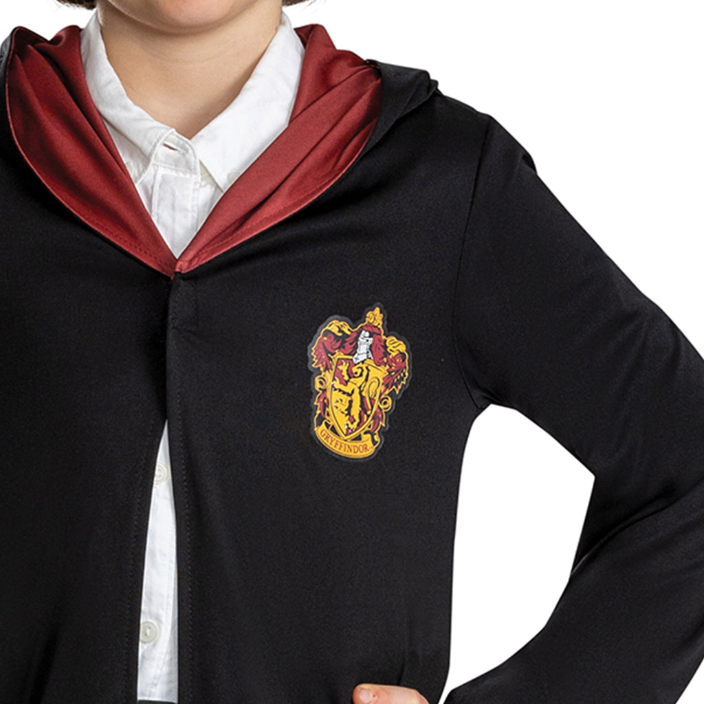 Warner Bros. Harry Potter Gryffindor Robe Halloween Costume for Children, Boys Size M (8), by Disguise