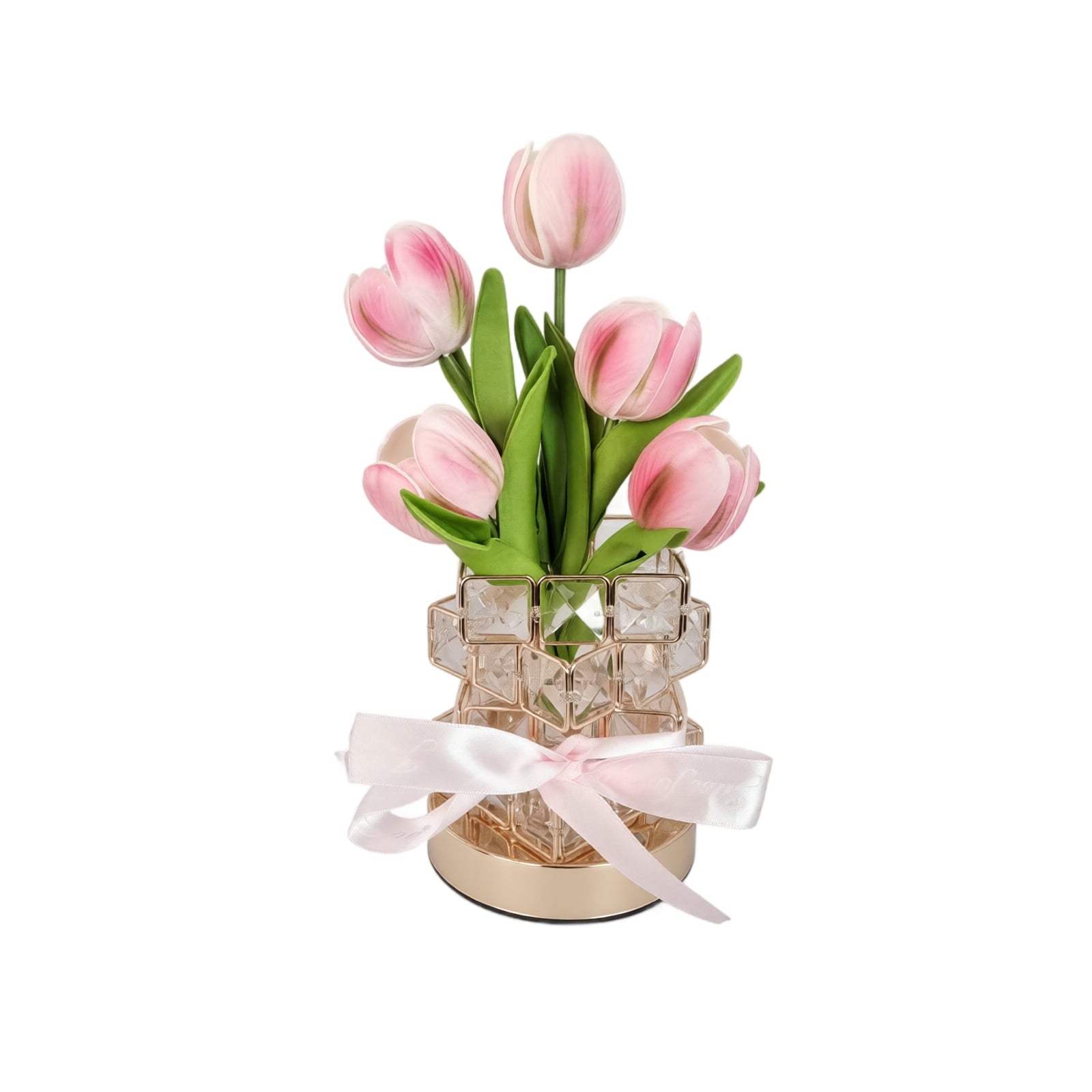 Tulip Bedside Night Light Lamp Halloween Decorations, Yard Garden Pathway Light Decor perfect for creating a scary haunted house layout layout arrangement setup. 18*14cm,1PC