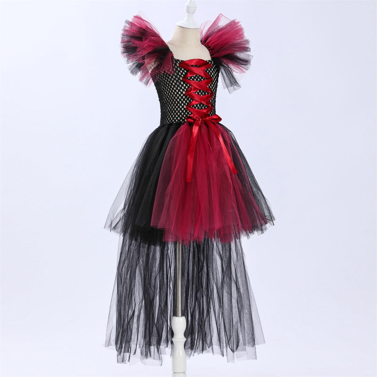 HNMKIU Halloween for Girls Toddler Kids Baby Girls Magnificent Witch Halloween Black Gown Fancy Dress Up Cosplay Party Tutu Dress Dresses E - 18-24 Months