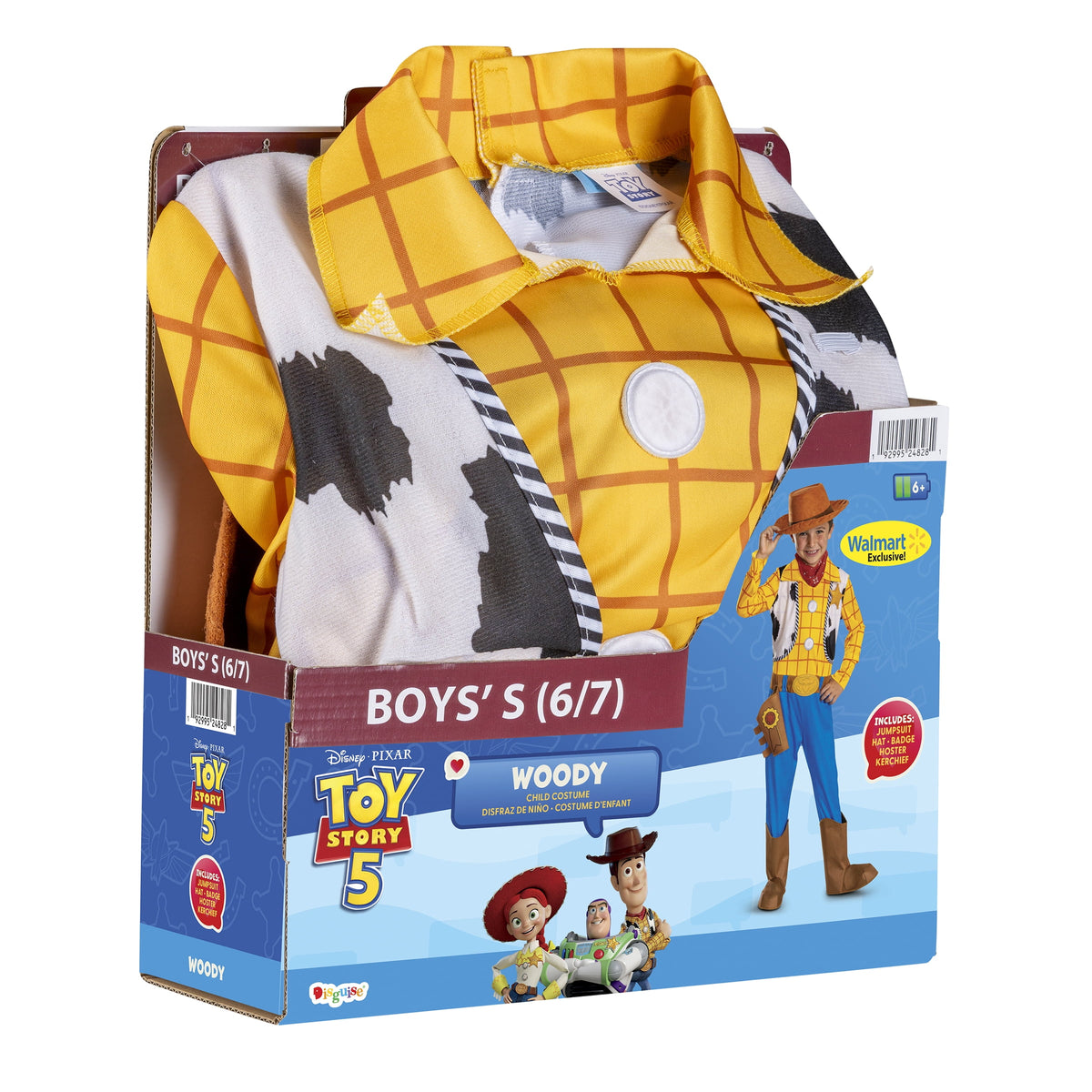 Disney Toy Story Woody Halloween Costume for Children, Toddlers Size 3T-4T, by Disguise