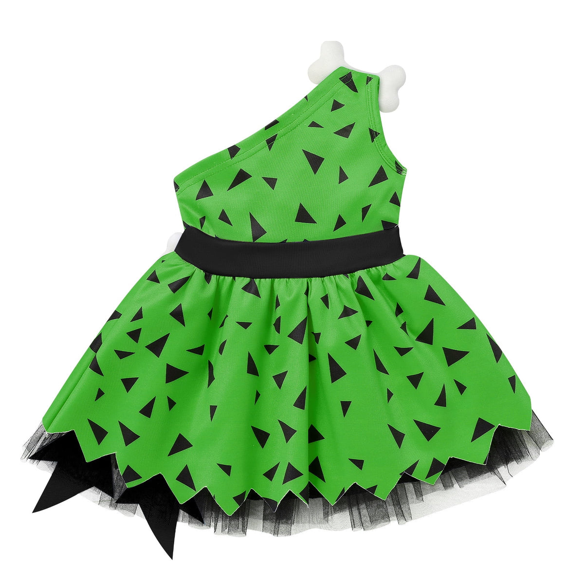 IWEMEK Girls Dress Cosplay Cavegirl Costume for Infant Girl Cute Casual Summer Comfy Tutu Stone Age Themed Birthday Outfit